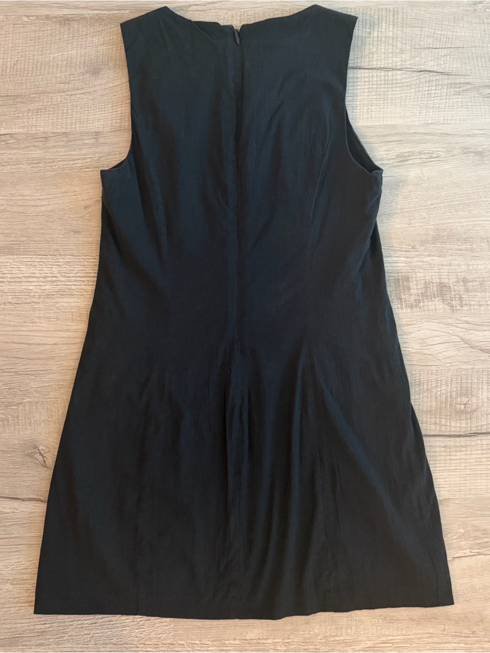 Abercrombie & Fitch Black Sleeveless Shift Dress - Picture 4 of 6